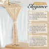Ivory Cheesecloth Rustic Table Runner Gauze 10 FT Boho Cheese