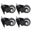 4PCS 1.5 Inch Universal Wheel 360° Rotation Heavy Caster Silence