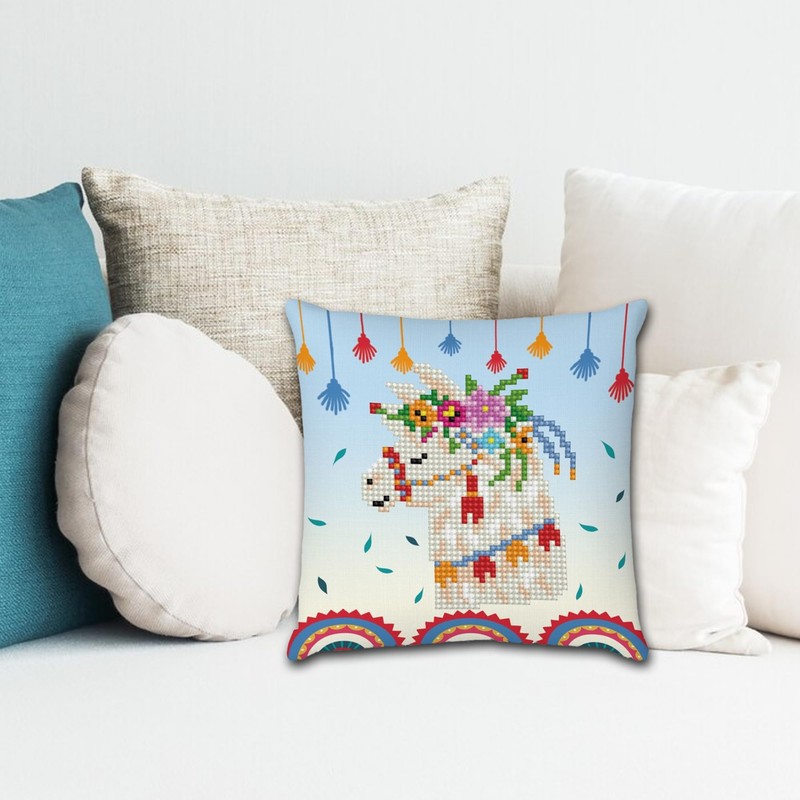 DIAMOND DOTZ DIAMOND DOTZ - Llama Party Pillow - 18