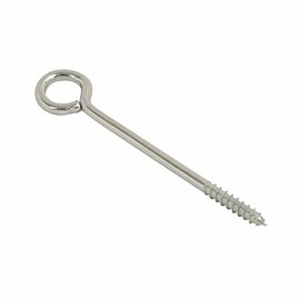 SISI UK® 10 x Heavy Duty Screw In Vine Eye Garden Hanging Climbers 75mm, 100mm Zinc Plated (75mm)