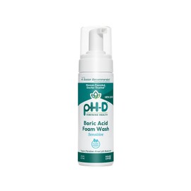 pH-D Espuma Limpiadora Íntima con Ácido Bórico, 177 ml – Base Vegetal y pH Balanceado