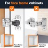 Decobasics 60 Pack Soft Close Cabinet Hinges – 1/2" Overlay