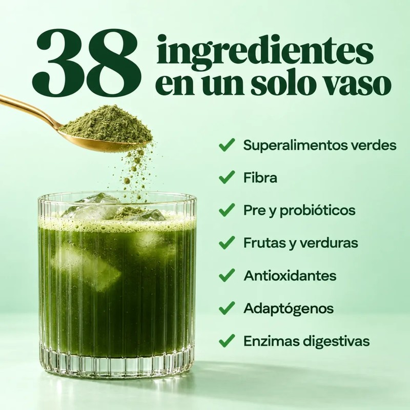 Bloom Greens Original Con Fibra Y Probióticos 25 Porciones