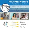 Sehnsucht Photochromic Progressive Multifocus Reading Glasses Mens Womens Transition Anti-Blue