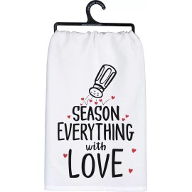 Primitves by Kathy Primitives By Kathy Flour Sack Dish Towel ~ Season Everything With Love