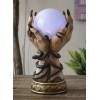 Psychic Fortune Teller Witch Hands With Snakes Rotating LED Glass