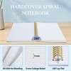 2 Pcs Spiral Journal Notebook for Women Men with 100