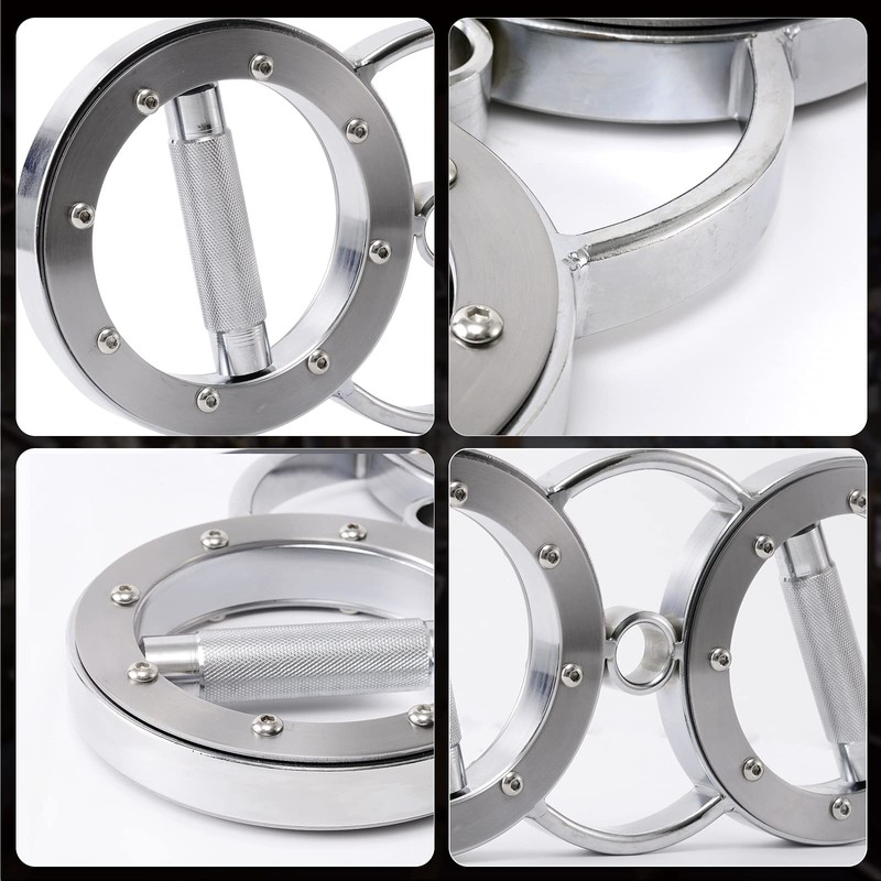 Spinning Burn Machine, Double Arch, Silver, 12LB