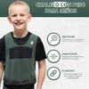Chaleco Peso Niños Compresión Ajustable Seis Pesos Extraíbles Incluidos Diseño