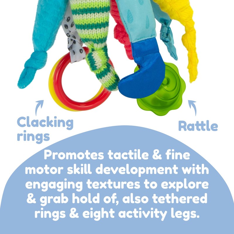 Lamaze Clip On Car Seat and Stroller Toy - Captain