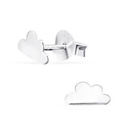 Cloud Stud Earrings 925 Sterling Silver