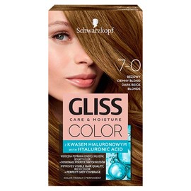 Schwarzkopf Gliss Color Hair Colour Cream 7-0 Dark Beige Blonde 142ml
