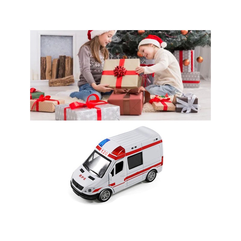Ambulance Toy Car High Simulation Emergency Vehicle Toy with Light