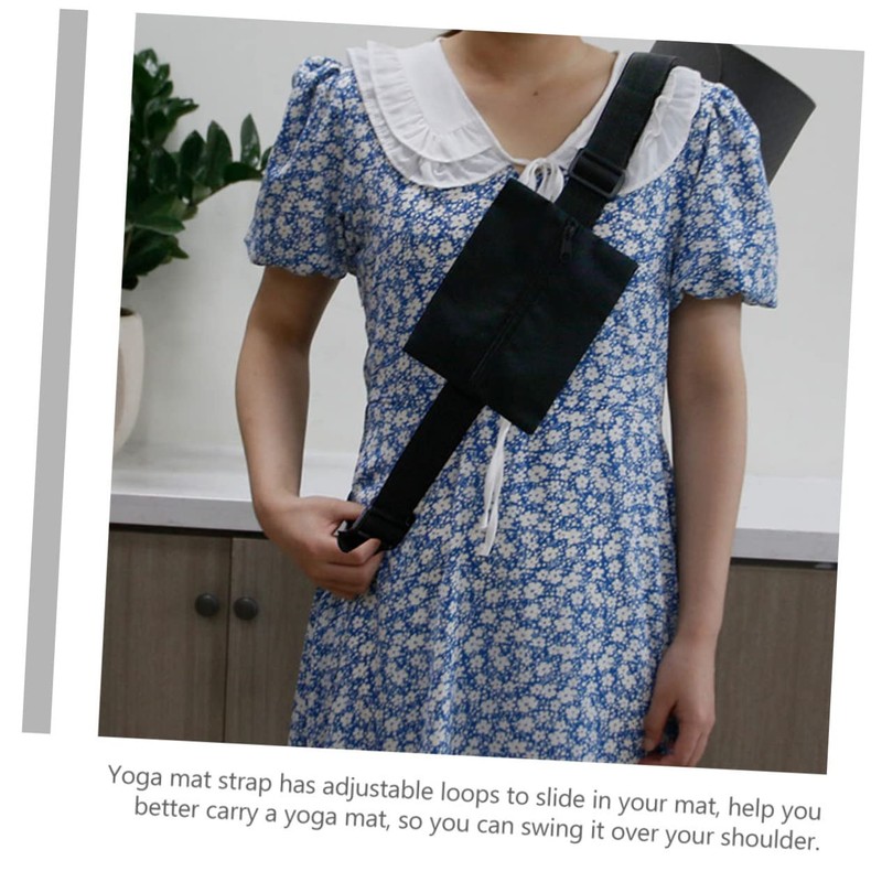 Kisangel 1pc Yoga Mat Carrying Strap Sling Practical Design for