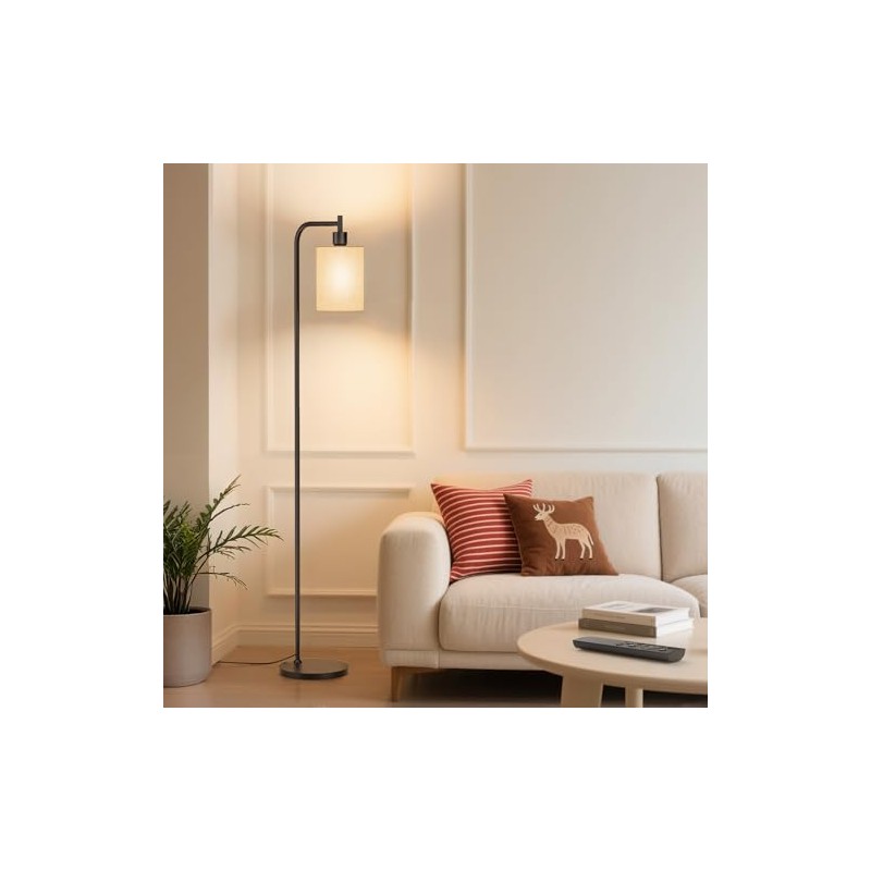 Beige Linen Lampshade Suitable for SIBRILLE BP-F072 Floor Lamp