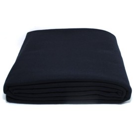 Anti-Tarnish Silver Cloth - Pre-Cut by The Yard - Black (1 Yard by 58")