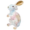 Rabbit Statue Nordic Style Handcrafted Painted Resin Rabbit Desktop Ornament