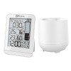 Miraval Design Wireless Weather Station with Rain Gauge Date Display