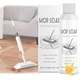 LAMPYLIFE Mop Soap for Floor Cleaning: 4PCS Fresh Scented Mop Soap, Floor Cleaner for Mopping Multi-purpose Mop Soap Household Supplies Cleaner for Home, Kitchen, Bathroom, 4 oz