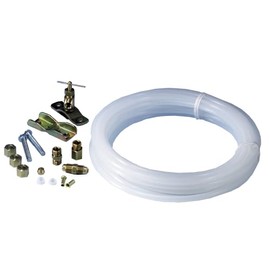 W10357069, W10823511 Ice Maker Installation Polyethylene Tubing Kit includes Saddle valve 25' of ¼" plastic tubing and fittings. KitchenAid, Whirlpool, Kenmore, Maytag, Refrigerators and Humidifiers