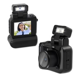 UHD 1080P Video Camera Camcorder Small, 1.44 Inch Touchscreen, 512G SD Card Support, Nini Vlog Camera Camcorder with Video Light, Wide Angle Lens (Black)