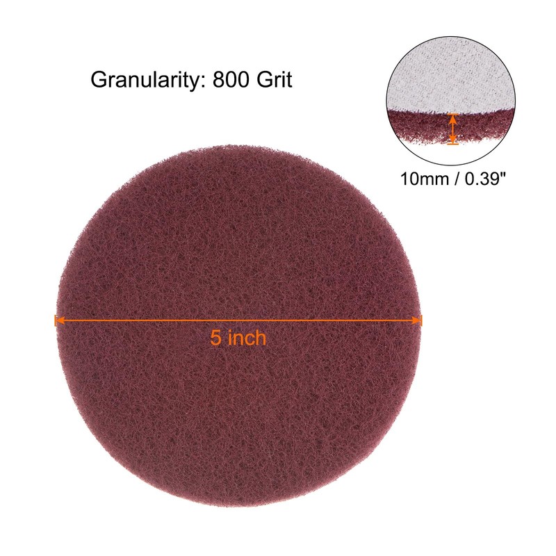 sourcing map 10pcs Drill Power Brush 5 inch Tile Scrubber