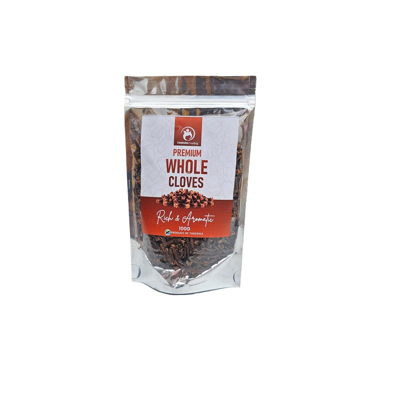 Whole Cloves 100g - Premium Quality from Tanzania