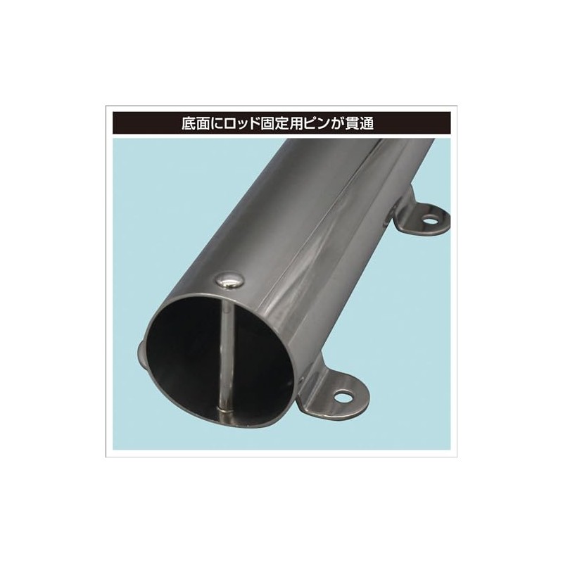 BMO Japan 20A0056 Stainless Steel Rod Holder Side Mount