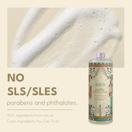 ROMIIE ZOI Christmas Foaming Hand Soap Gift Set, Sugar Plum Scent with Festive Nutcracker Design, 1000ml Refill and 500ml Bottle–Gentle Formula for Sensitive Skin, Holiday Soap for Winter Decoration