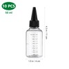 Frcolor Dropper Bottles, 2.0 fl oz (60 ml), Divided Bottles,
