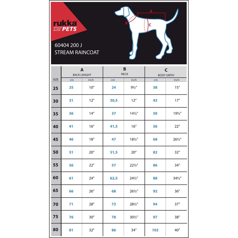 Rukka Pets Stream Raincoat for Dogs Yellow 70