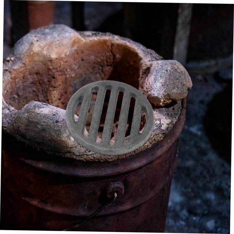 Zerodeko Round Fire Grate for Fireplace and Fire Pit High