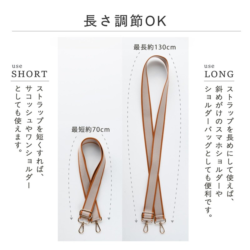 QUARE Shoulder Strap for Bags, 1.5 inches (3.8 cm) Wide,