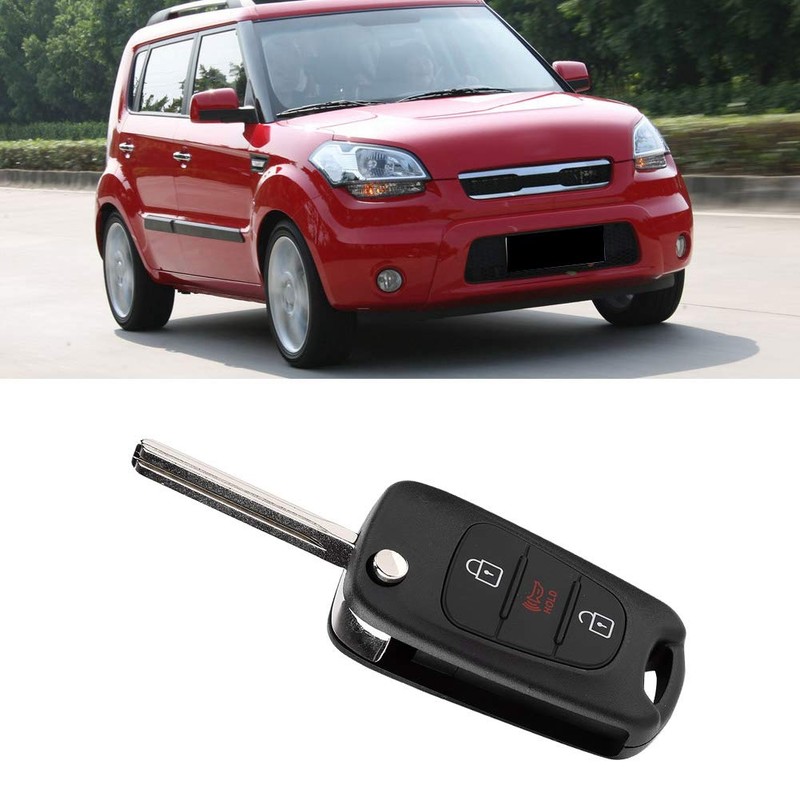 KIMISS Carcasa de Llave remota de Coche, para KIA Soul