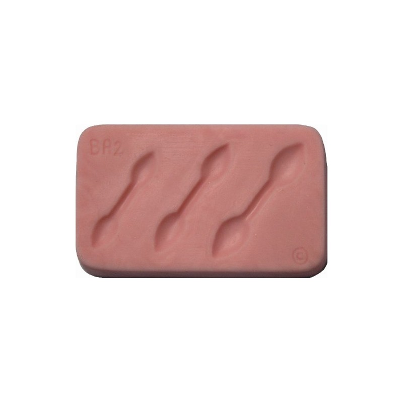 Fleximold Silicon Mold,"Long Spoon Shaped Bail" Mold