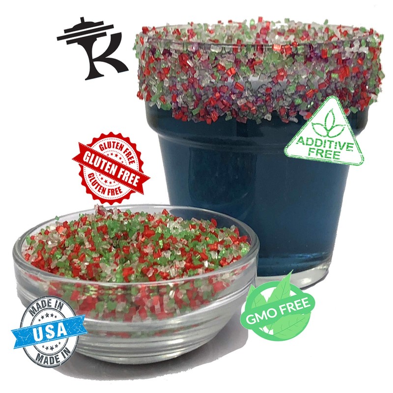 Snowy River Holiday Cocktail Sugar - Kosher All Natural Festive