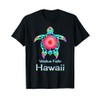 Hawaiianische bunte Meeresschildkröte Wailua Falls Hawaii T-Shirt