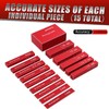 Metric Setup Blocks Height Gauge Set, 15pcs Precision Aluminum Setup