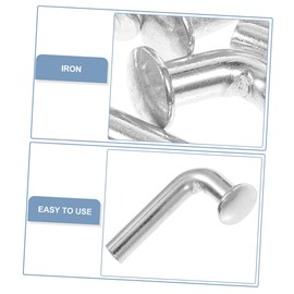 BELLIFFY Pack of 50 Shelf Locks Hooks for Pallet Racking Universal Pallet Rack Drop Pin Pallet Rack Clips Safety Pin Pallet Rack Accessories