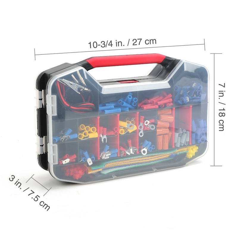 WORKPRO 582-piece Crimp Terminals, Wire Connectors, Heat Shrink Tube, Electrical