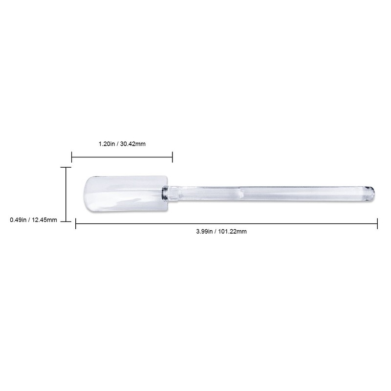 50 Pieces Clear Refill Sticks - Extra Nail Art Color