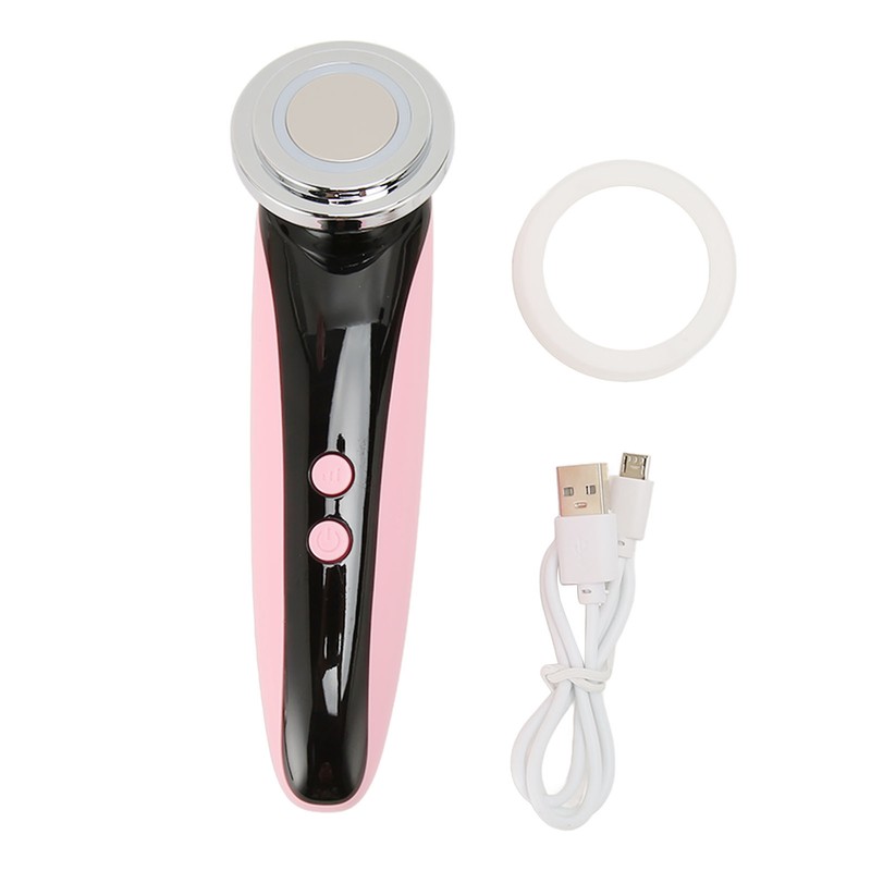 Electric Facial Massager Machine Colorful Light Vibration Face Skin Rejuvenation