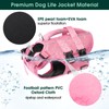 Kuoser Dog Life Jacket - High Flotation, Reflective Vest for