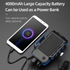 Bicycle Lights Four-in-one Riding Headlight Mobile Phone Holder With Horn