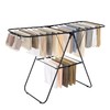 SONGMICS Clothes Drying Rack, with Sock Clips, Metal Laundry Rack,