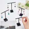 FINGERINSPIRE 6 Acrylic Earrings Stand Holder T Shape with Holes