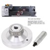 Lathe Handwheel 80mm Aluminum Alloy Hand Wheel with Crank Handle