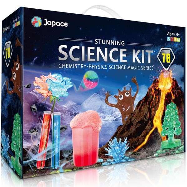 Japace 70 Experiments Science Kits for Kids, Science Lab STEM
