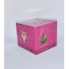 Bruvic Quemador Incensario Metal Flor De Loto Tapa Dorado Oro