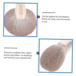 TOVINANNA Large High-density Loose Powder Brush for Women Multi-functional Foundation Blush Brush for Makeup Application Soft Comfortable and Versatile for All Cosmetic Needs